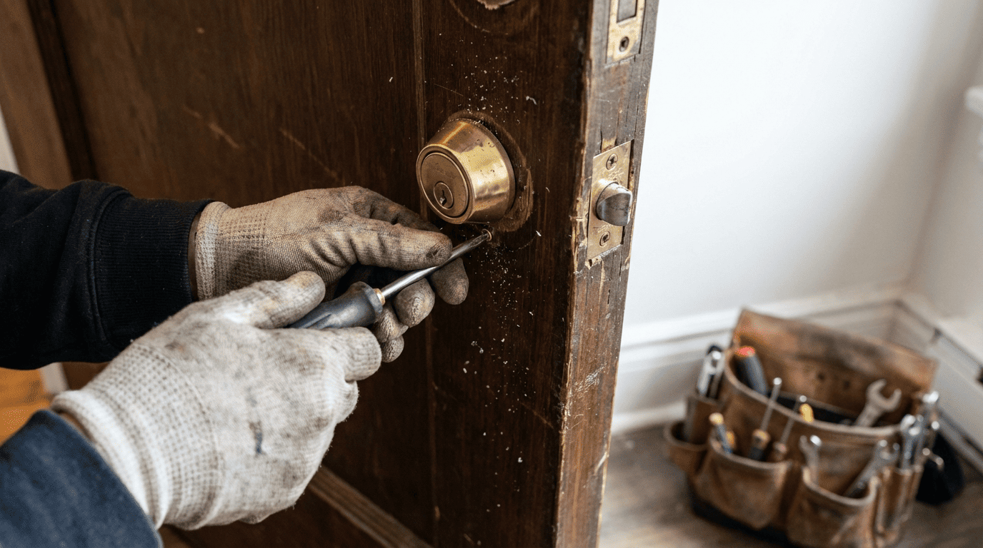 Comment sécuriser une serrure de porte d'entrée